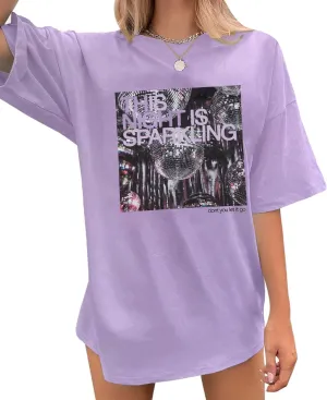 A Lot Going On at The Moment T Shirt Oversized Country Music Concert for Women Loose Nashville Music Lover Shirts