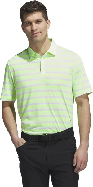 adidas Men's Two-Color Stripe Polo Shirt
