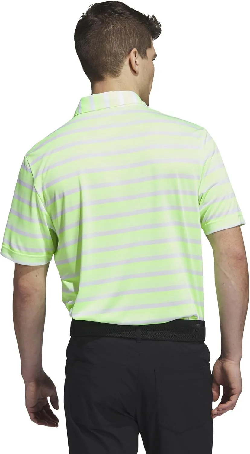 adidas Men's Two-Color Stripe Polo Shirt