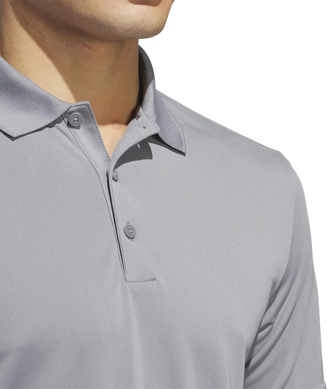 adidas Men's Two-Color Stripe Polo Shirt
