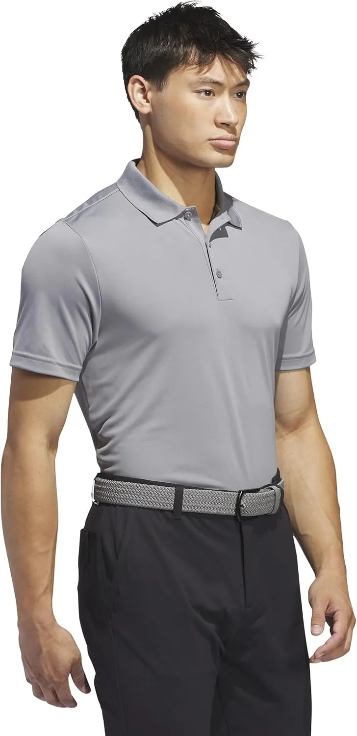 adidas Men's Two-Color Stripe Polo Shirt