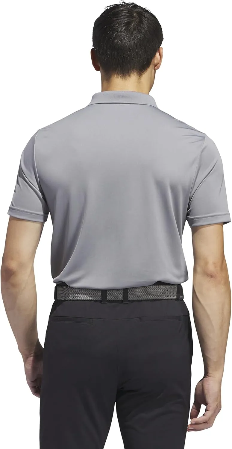 adidas Men's Two-Color Stripe Polo Shirt