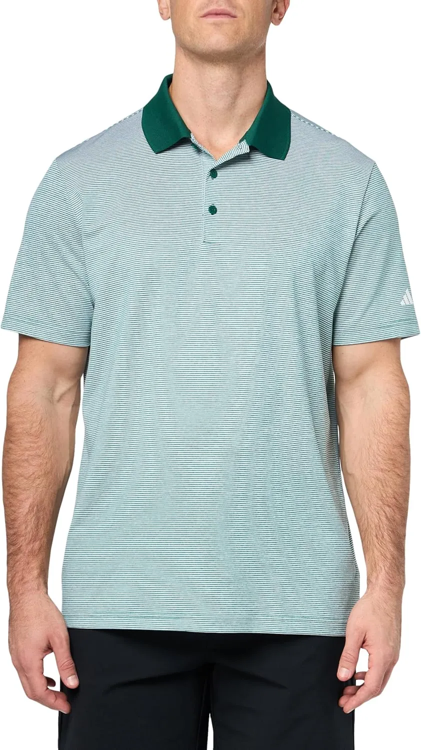 adidas Men's Ultimate365 Ottoman Stripe Polo Shirt