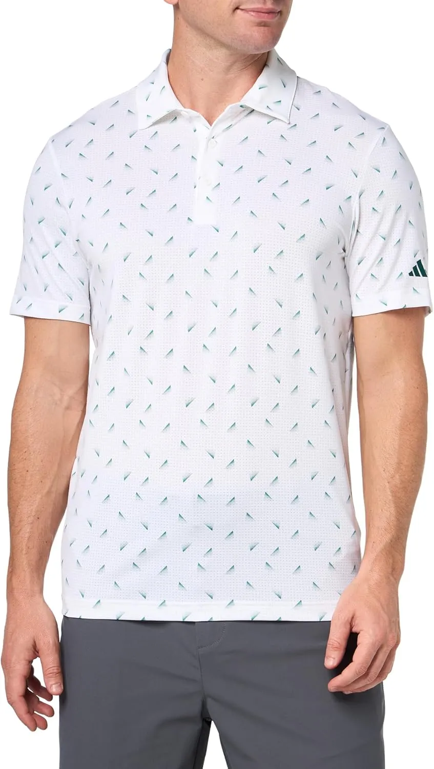 adidas Men's Ultimate365 Printed Mesh Polo Shirt