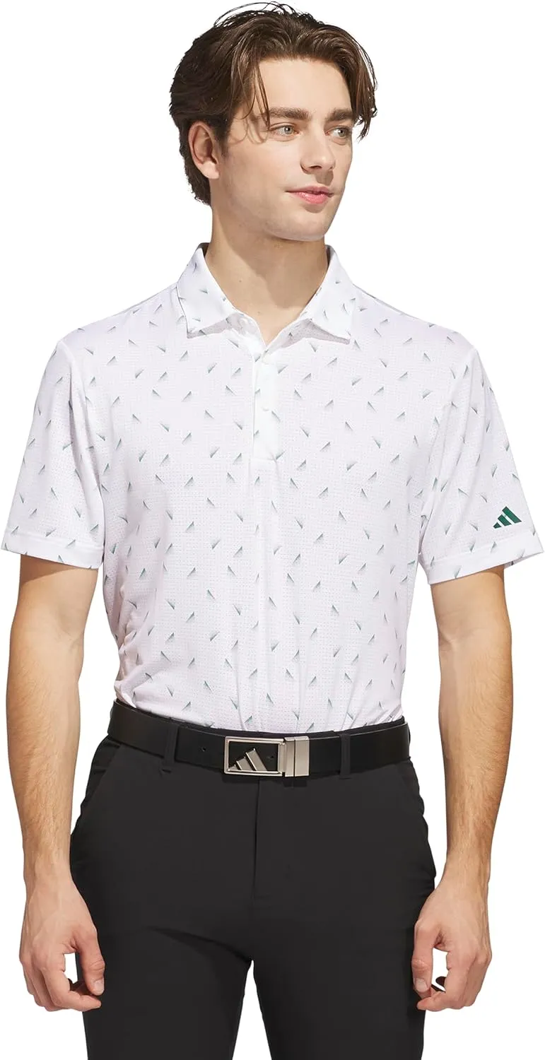 adidas Men's Ultimate365 Printed Mesh Polo Shirt