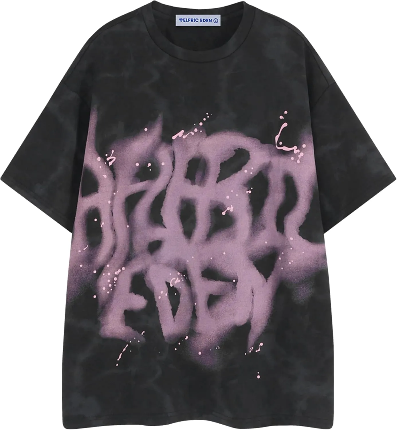 Aelfric Eden Mens Graphic Tee Shirts Oversized Baggy Loose Cotton T-Shirt Streetwear Casual Summer Y2k Shirt