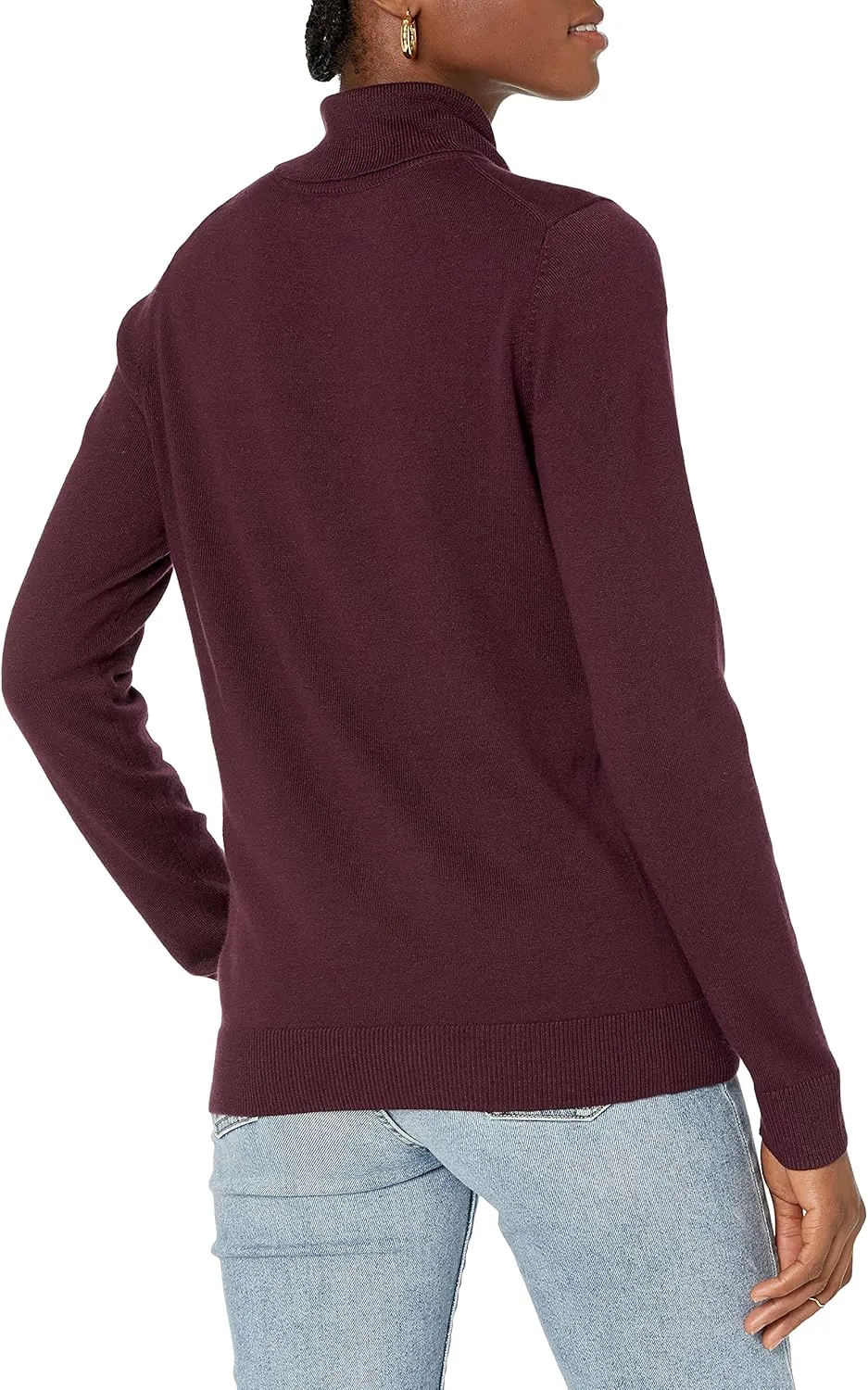 Amazon Essentials Women's Classic-Fit Lightweight Long-Sleeve Turtleneck Sweater (Available in Plus Size)