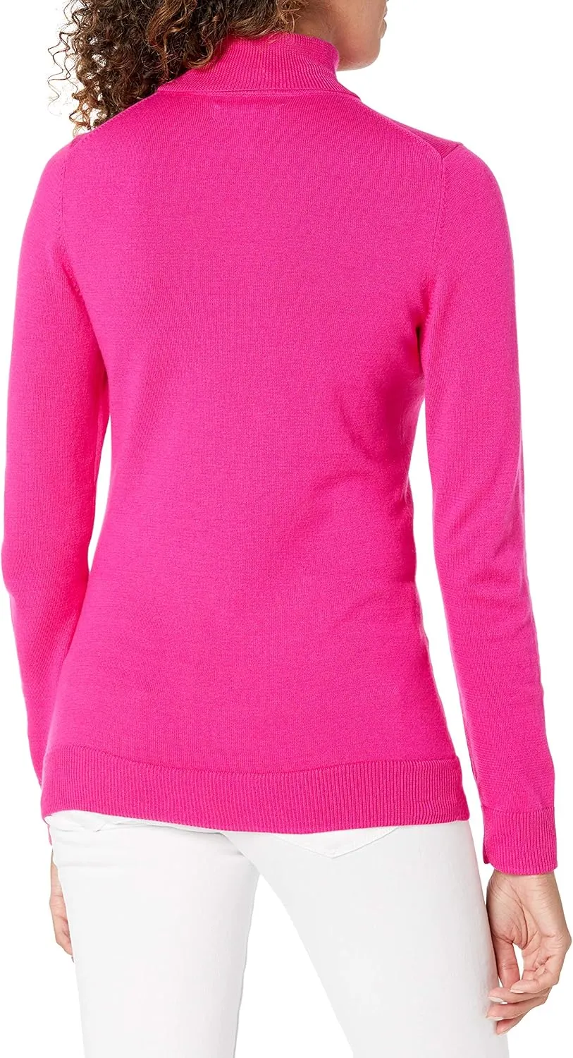 Amazon Essentials Women's Classic-Fit Lightweight Long-Sleeve Turtleneck Sweater (Available in Plus Size)