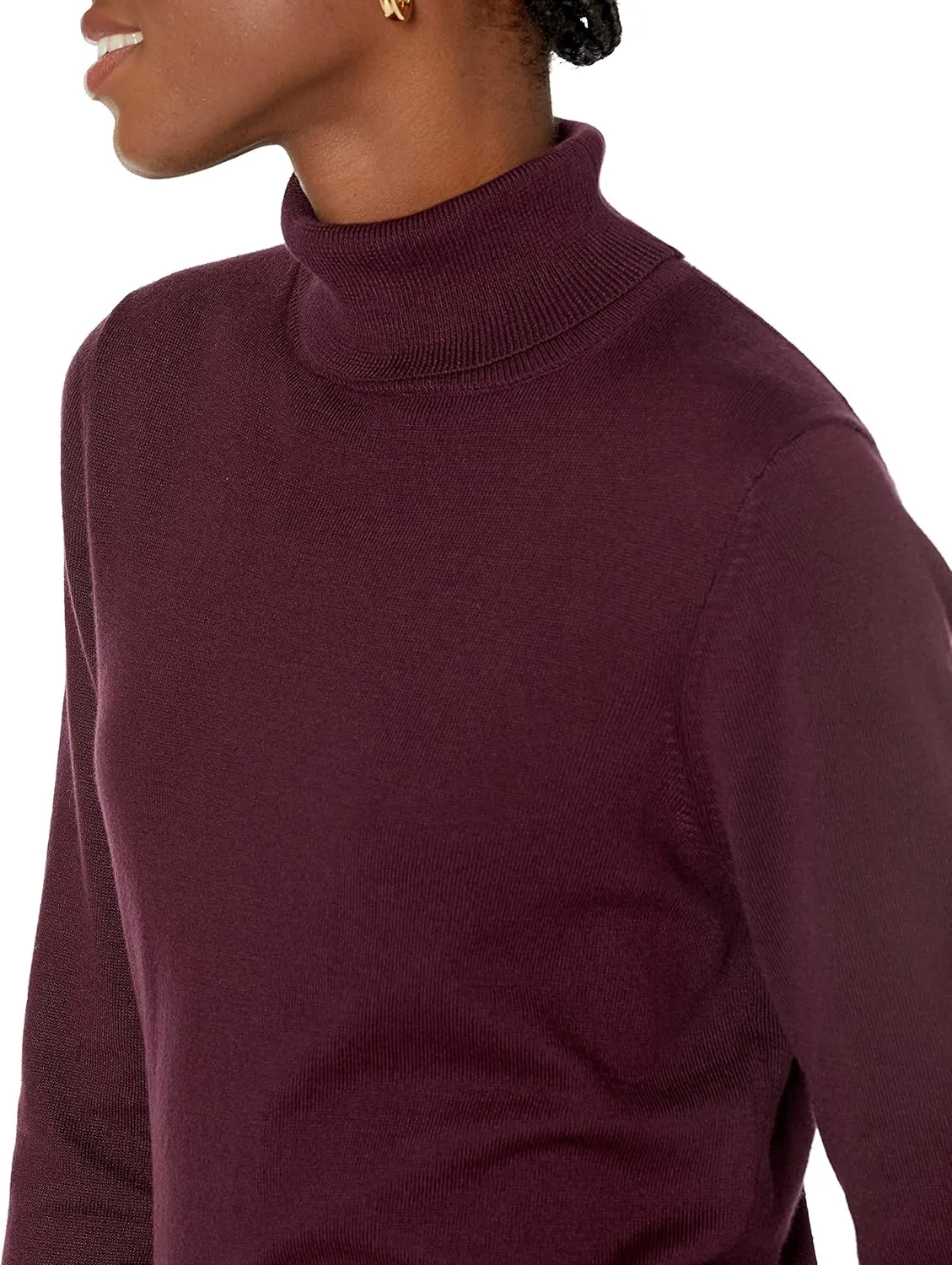 Amazon Essentials Women's Classic-Fit Lightweight Long-Sleeve Turtleneck Sweater (Available in Plus Size)