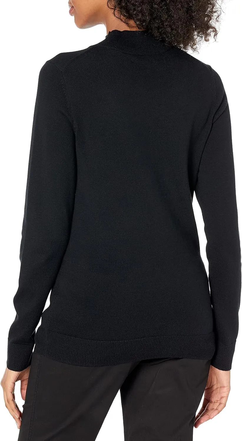 Amazon Essentials Women's Lightweight Mockneck Sweater (Available in Plus Size)