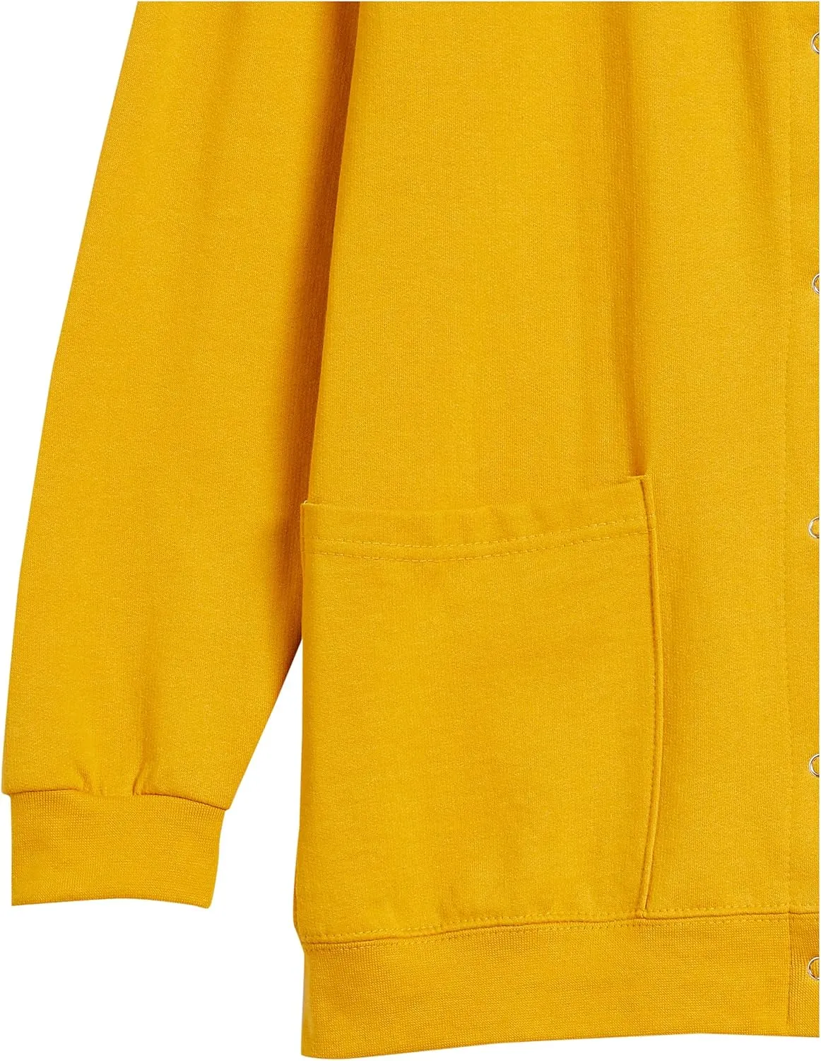 AmeriMark Women Fleece Snap Button Cardigan Sweatshirt Coat  Ladies Soft Lightweight Warm Long Sleeve Jacket with Pockets