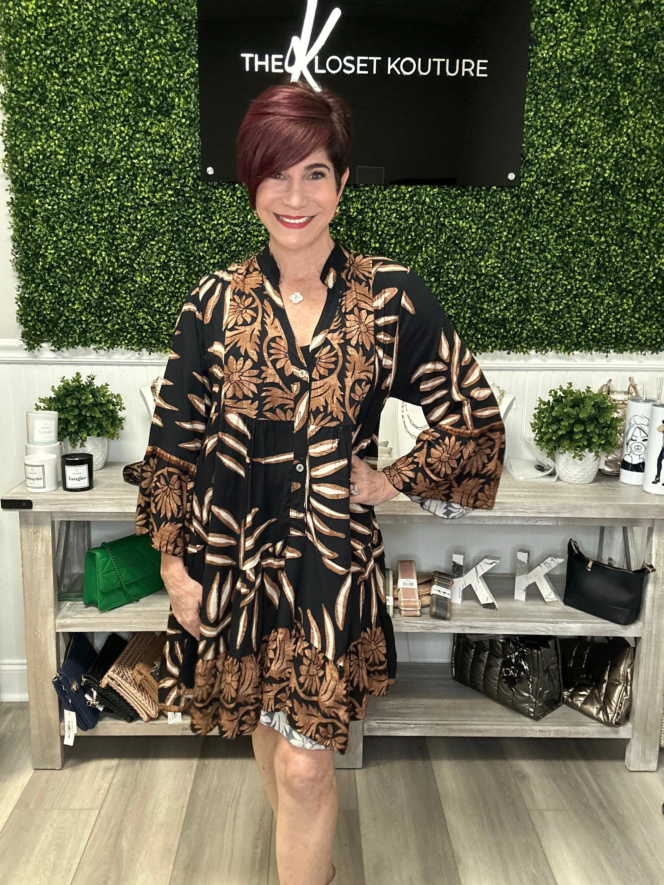Autumn Vibes Babydoll Dress