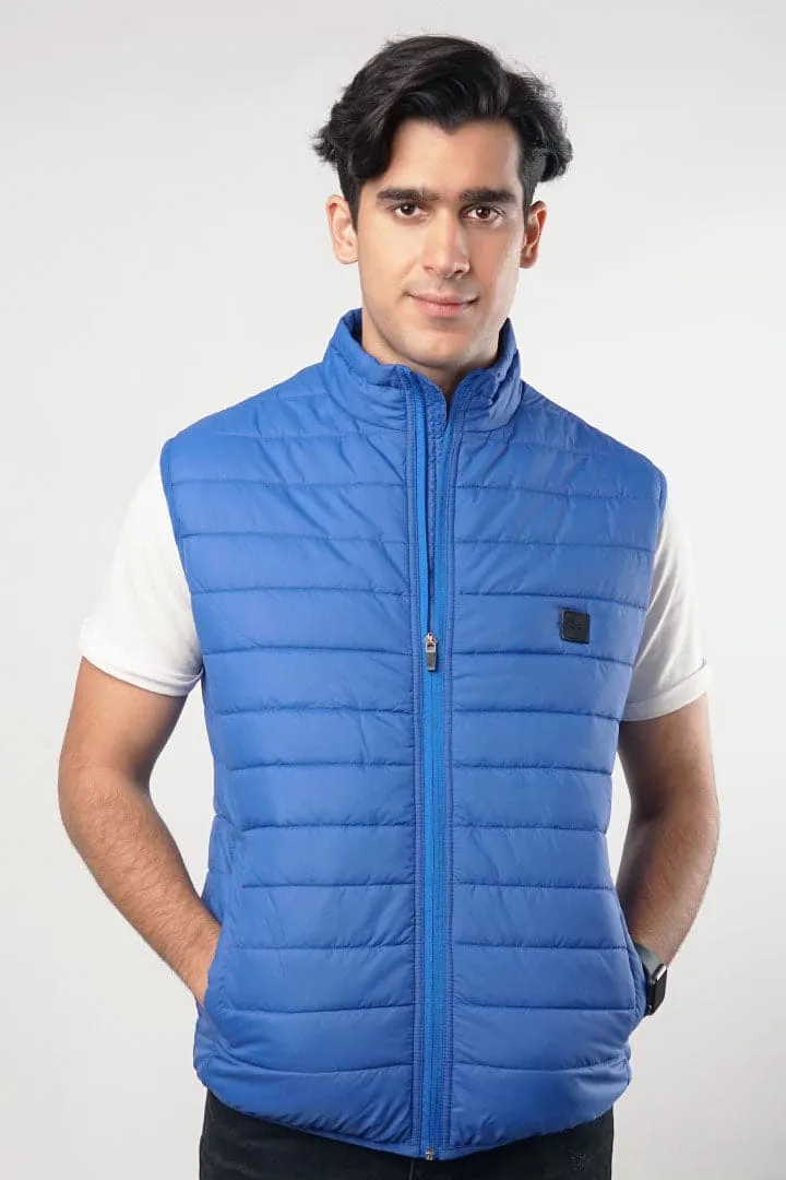 Azure Quilted Puffer Jacket