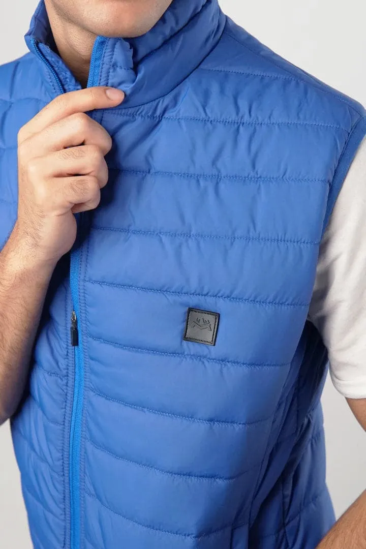 Azure Quilted Puffer Jacket