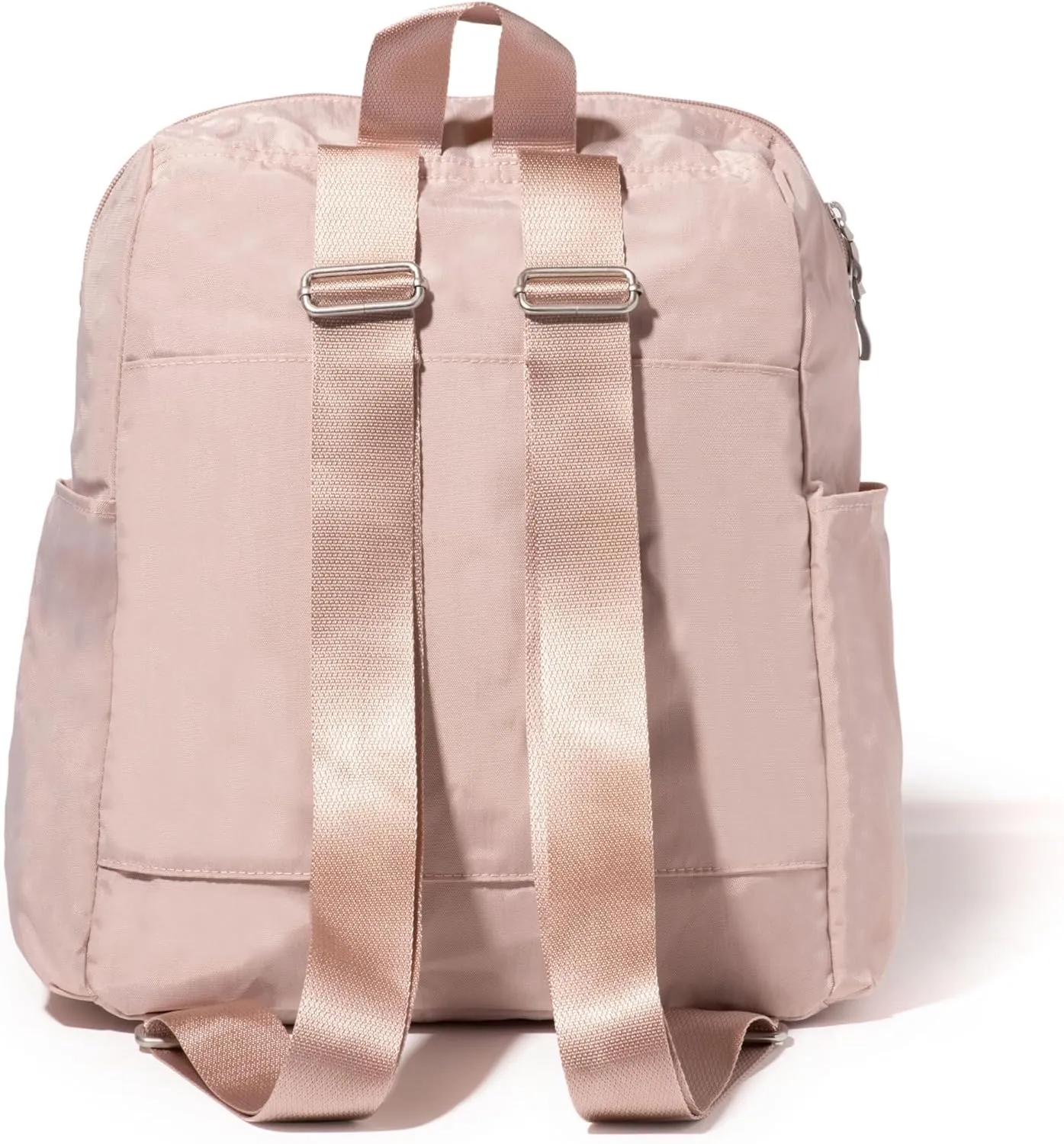 Baggallini Women's Carryall Packable Backpack, Ballet Pink