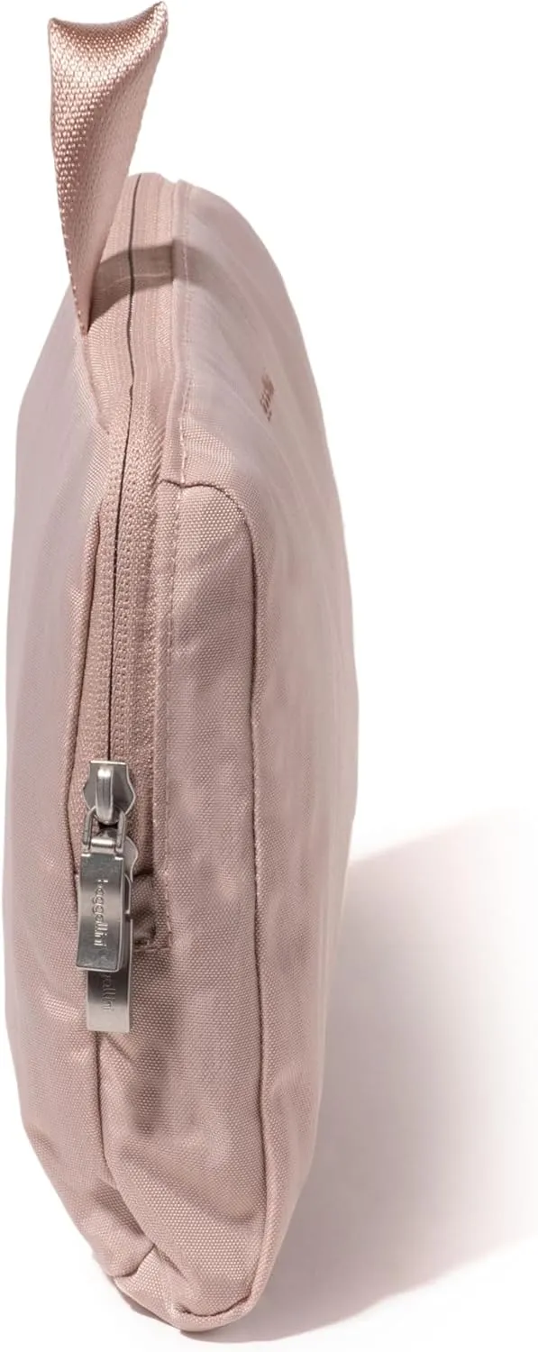 Baggallini Women's Carryall Packable Backpack, Ballet Pink