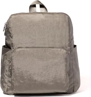 Baggallini Women's Carryall Packable Backpack, Sterling Shimmer
