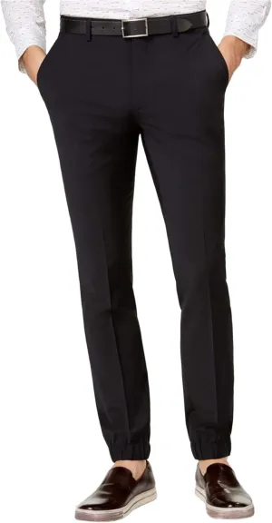 Bar III Mens Extra Slim-Fit Casual Chino Pants, Black, 31W x 32L