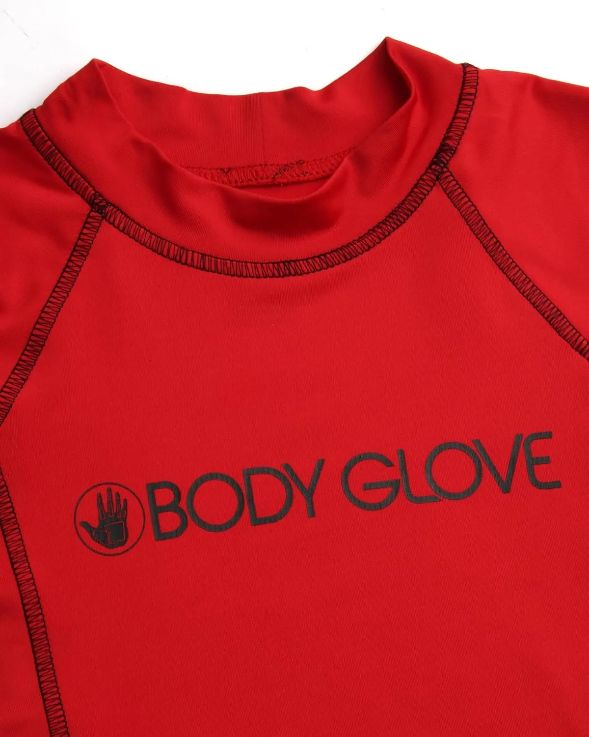 Body Glove Boys Swim Shirt - UPF 50  Quick Dry Sun Protection Short Sleeve Rash Guard for Boys Kids Swimwear (Sizes: 5-14)