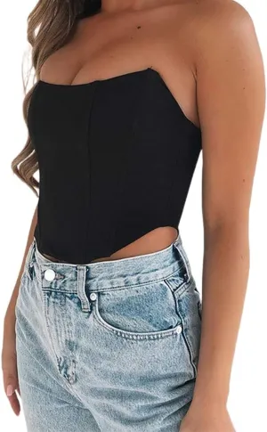 Camisole Tops for Women Sexy Sleeveless Lace Crop Top Summer Backless Trendy Y2K Fashion Tank Top Shirts