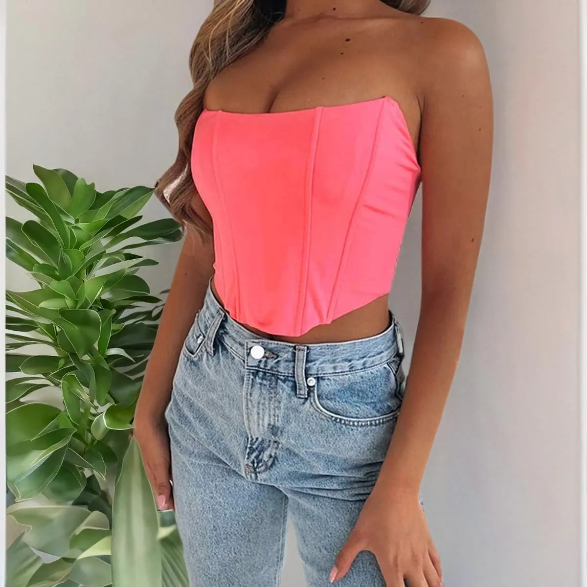 Camisole Tops for Women Sexy Sleeveless Lace Crop Top Summer Backless Trendy Y2K Fashion Tank Top Shirts