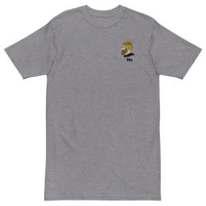 Chad No Mens Embroidered Heavyweight Work T-Shirt
