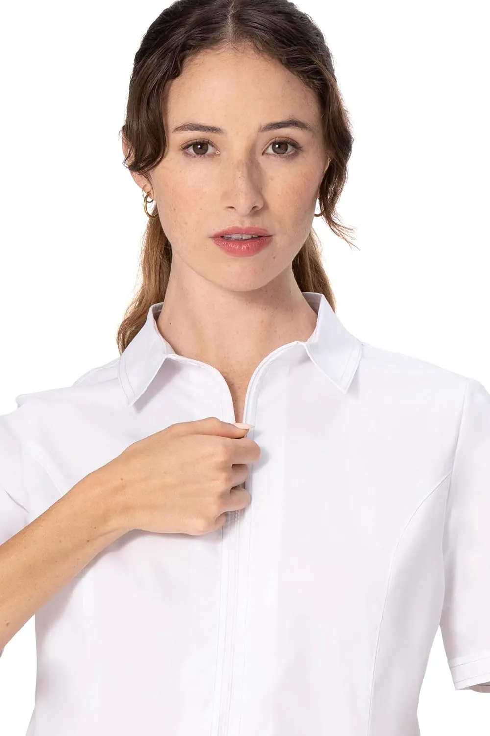Chef Works Women's Cody Zip Work Shirt