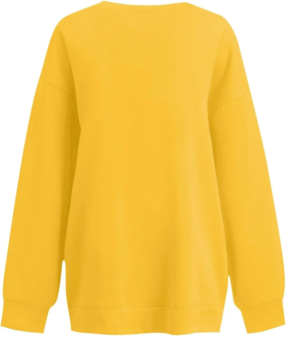 Crew Neck Sweatshirts Women Long Sleeve Fleece Oversized Sweatshirt Soft Lightweight Pullover Tops Trendy Winter Coat
