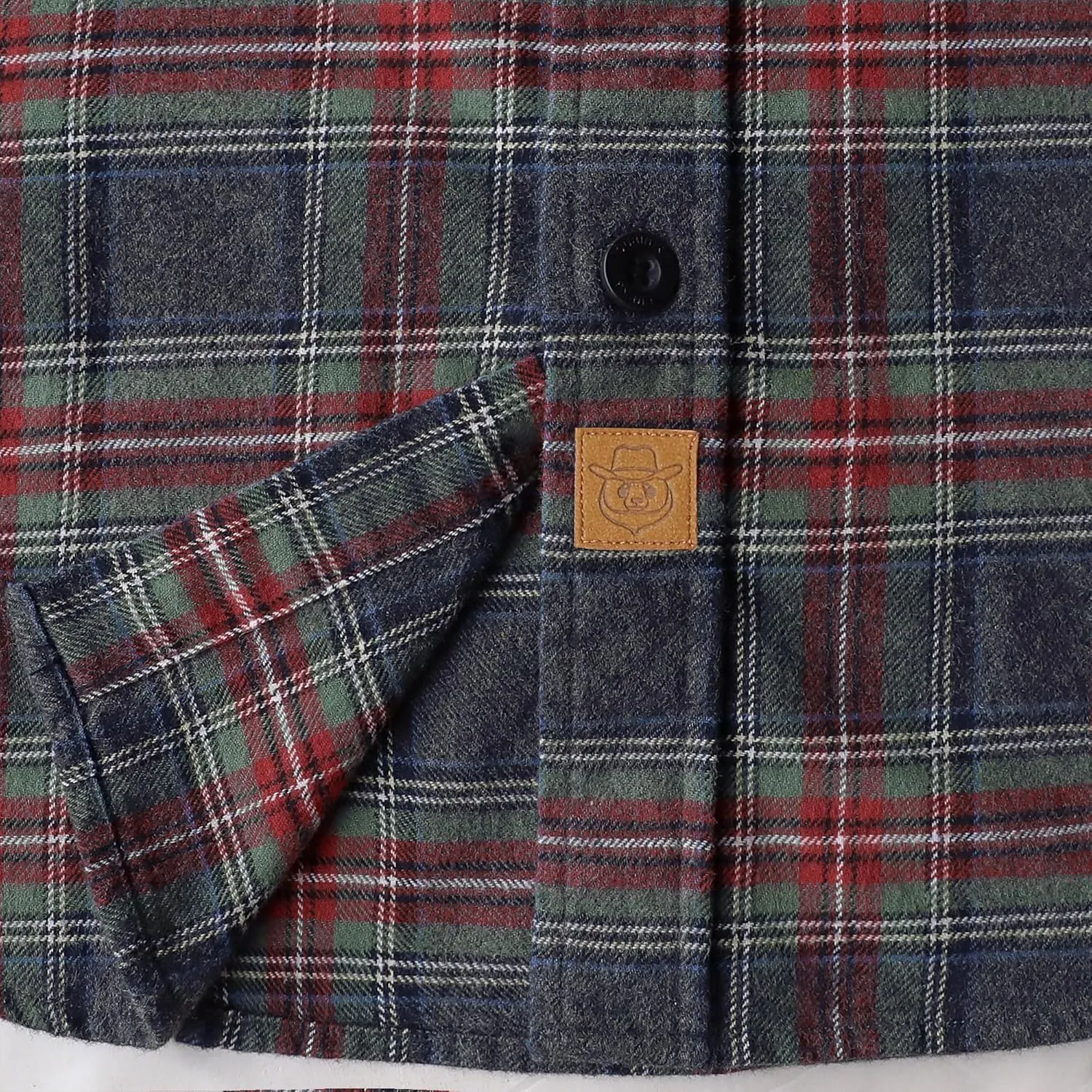 DubinikMens Flannel Shirts Long Sleeve Flannel Shirt for Men Warm Casual Soft Cotton Button Down Plaid Mens Flannel Shirt