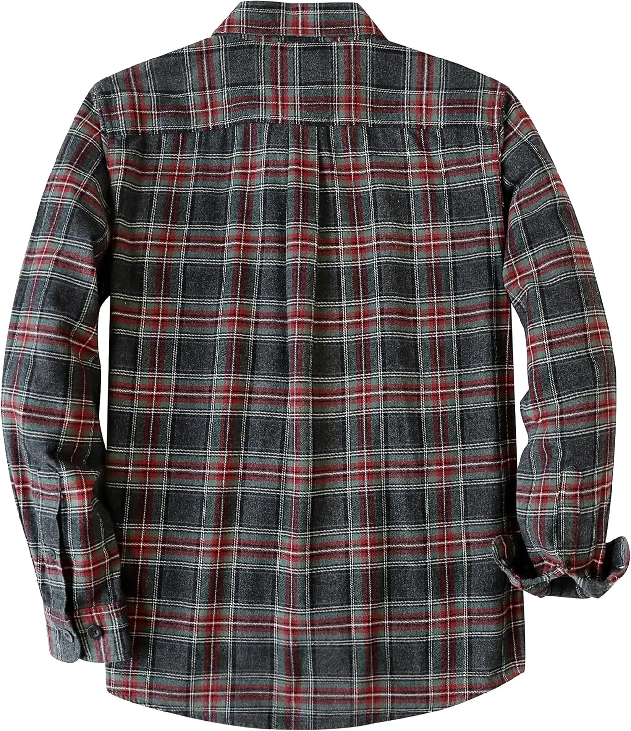 DubinikMens Flannel Shirts Long Sleeve Flannel Shirt for Men Warm Casual Soft Cotton Button Down Plaid Mens Flannel Shirt
