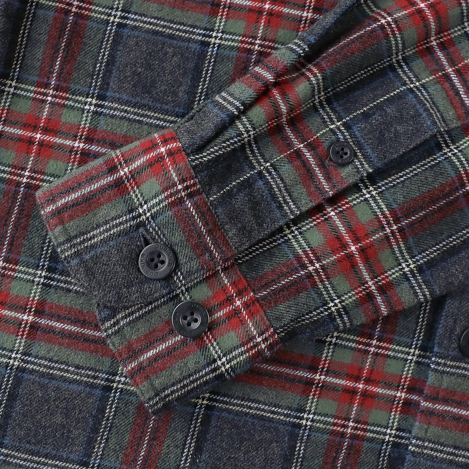 DubinikMens Flannel Shirts Long Sleeve Flannel Shirt for Men Warm Casual Soft Cotton Button Down Plaid Mens Flannel Shirt