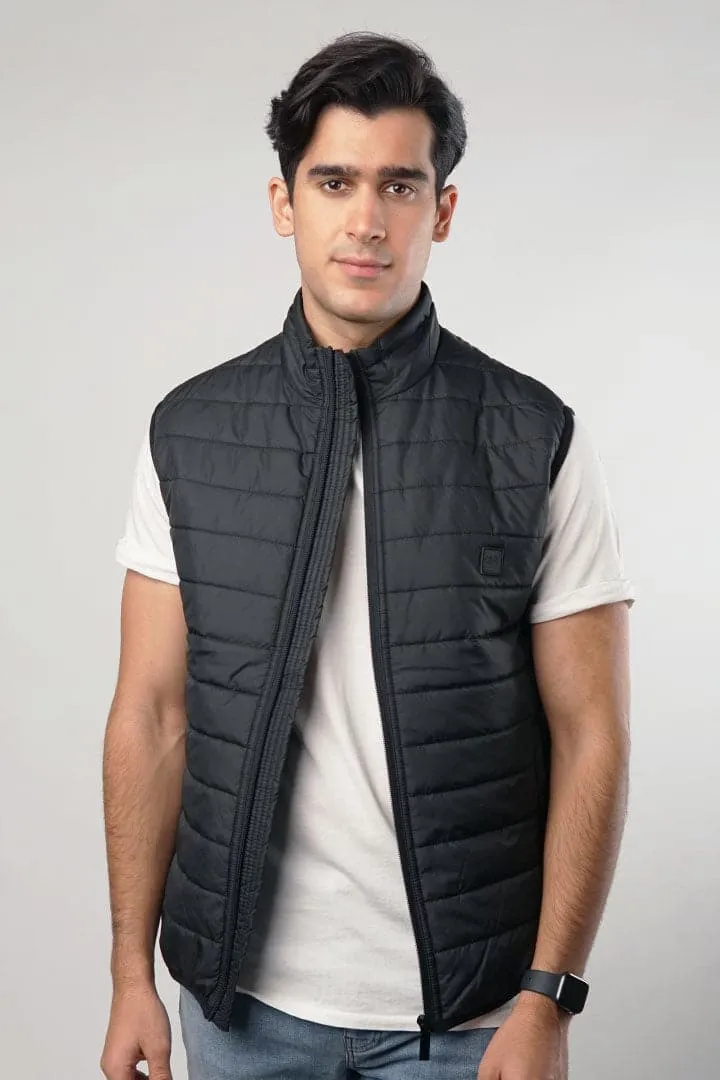 Ebon Quilted Puffer Jacket