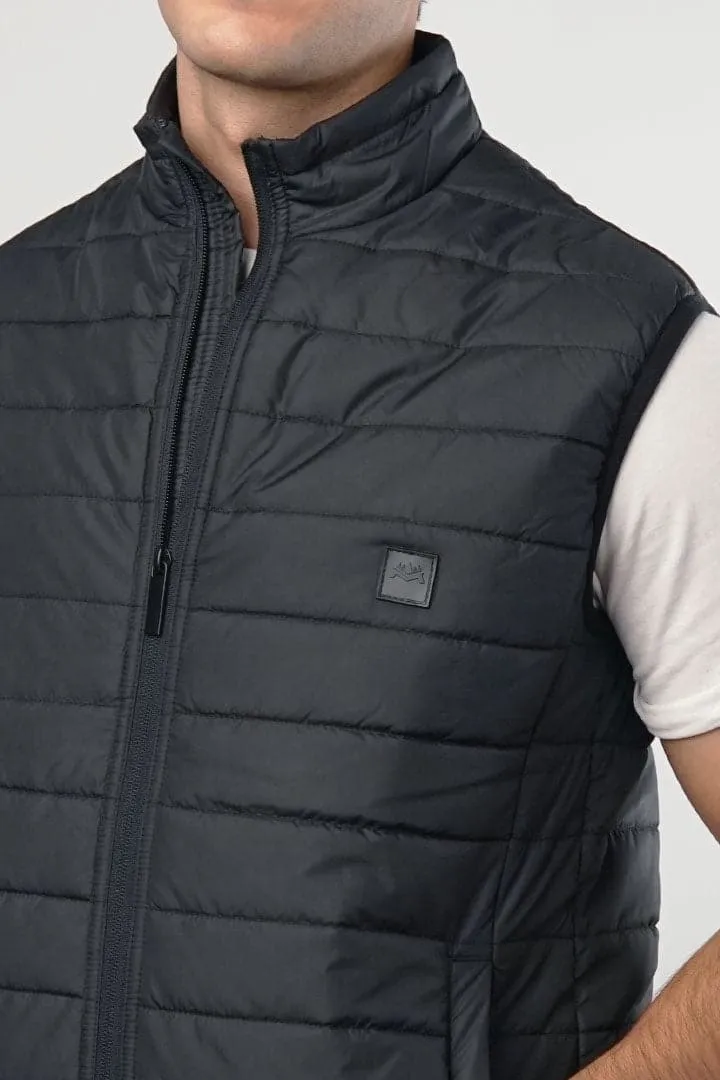 Ebon Quilted Puffer Jacket