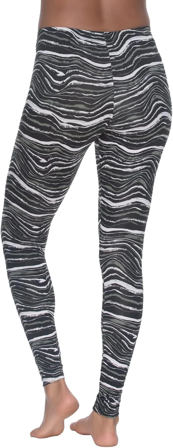 Felina Velvety Super Soft Lightweight Leggings 2-Pack - for Women - Yoga Pants, Workout Clothes