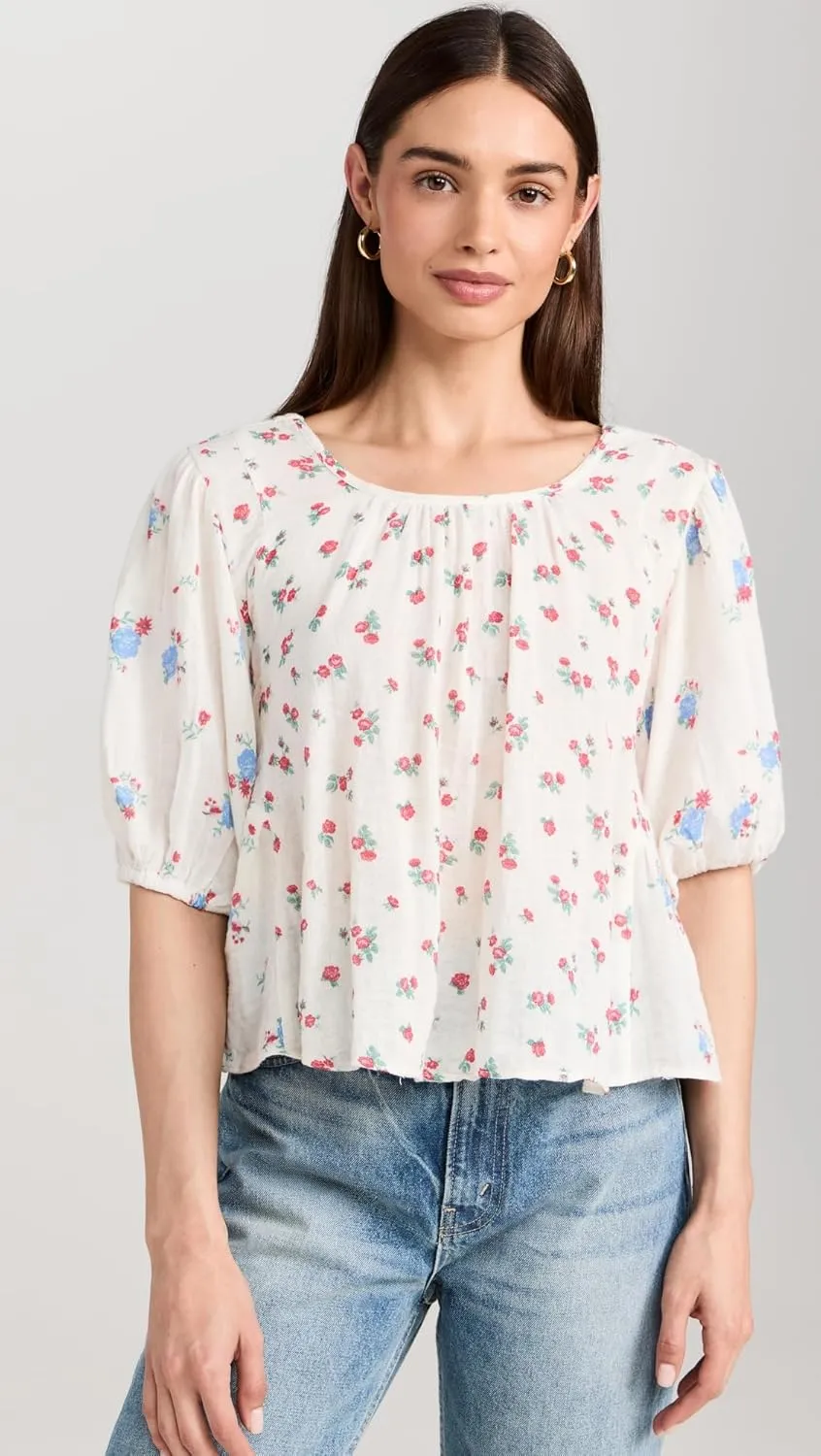 Free People Women's Chloe Printed Top