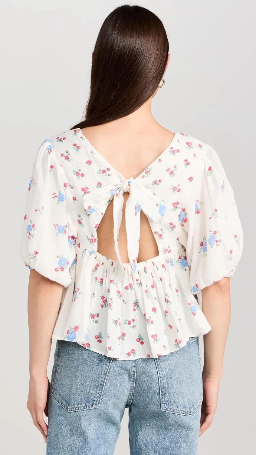 Free People Women's Chloe Printed Top