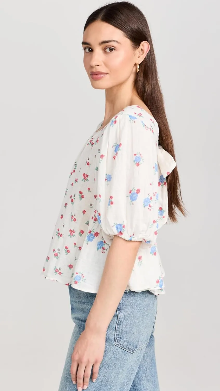 Free People Women's Chloe Printed Top