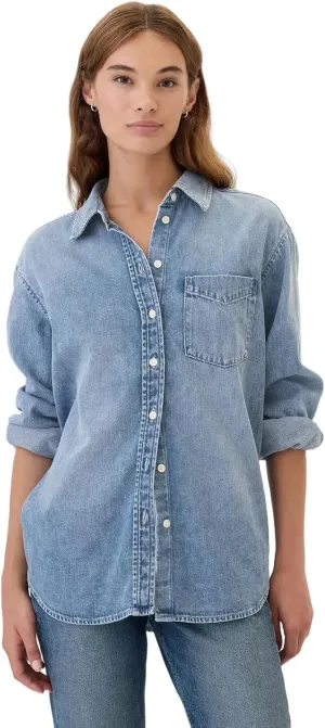 GAP Womens Oversized Denim Shirt