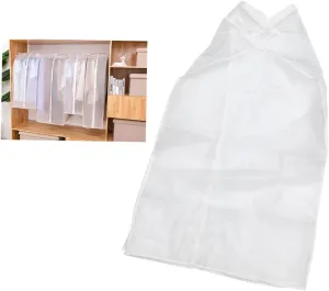 Garment Storage Bag Dress Bag for Hanging Clothes Pockets Dust Cover for Wardrobe Large Capacity