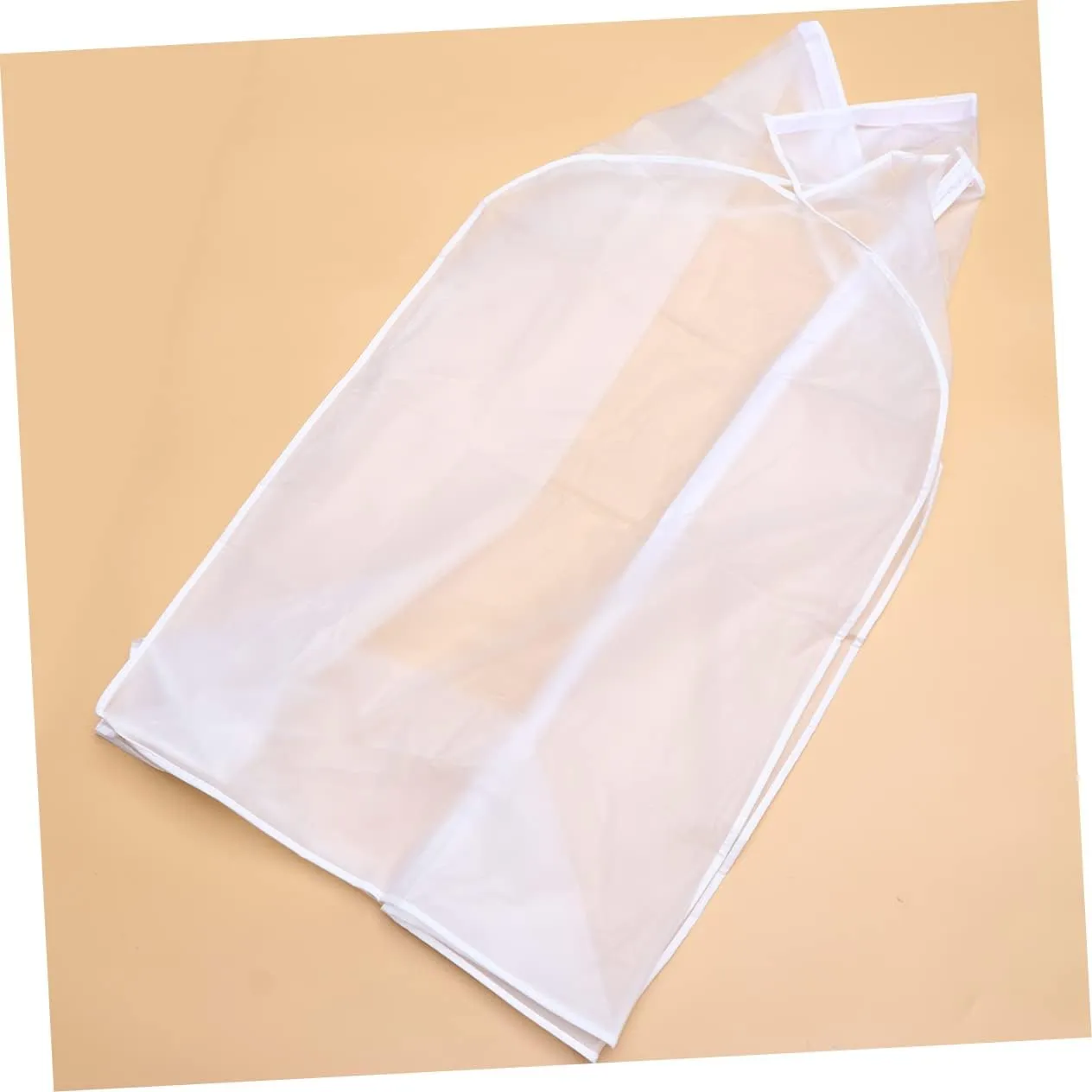 Garment Storage Bag Dress Bag for Hanging Clothes Pockets Dust Cover for Wardrobe Large Capacity