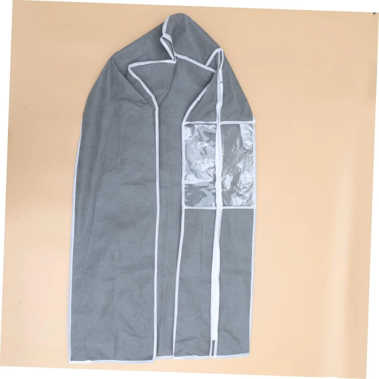 Hanging Clothes Bag Grey Garment Storage Cover for Home Use for Suits Shirts and Coats and Dustproof Clothing Protectors