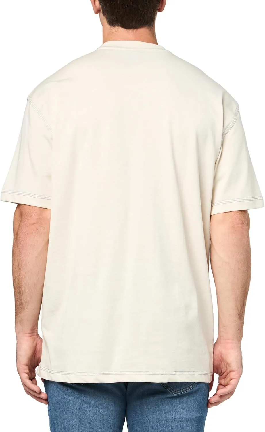 HUGO Men's Outline Logo Cotton T-Shirt