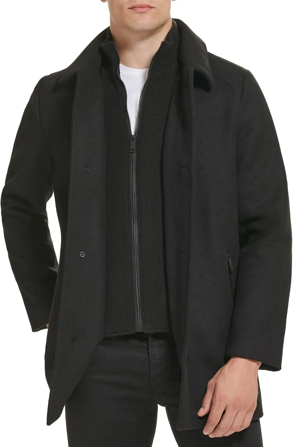 Kenneth Cole Men's Wool Top Coat