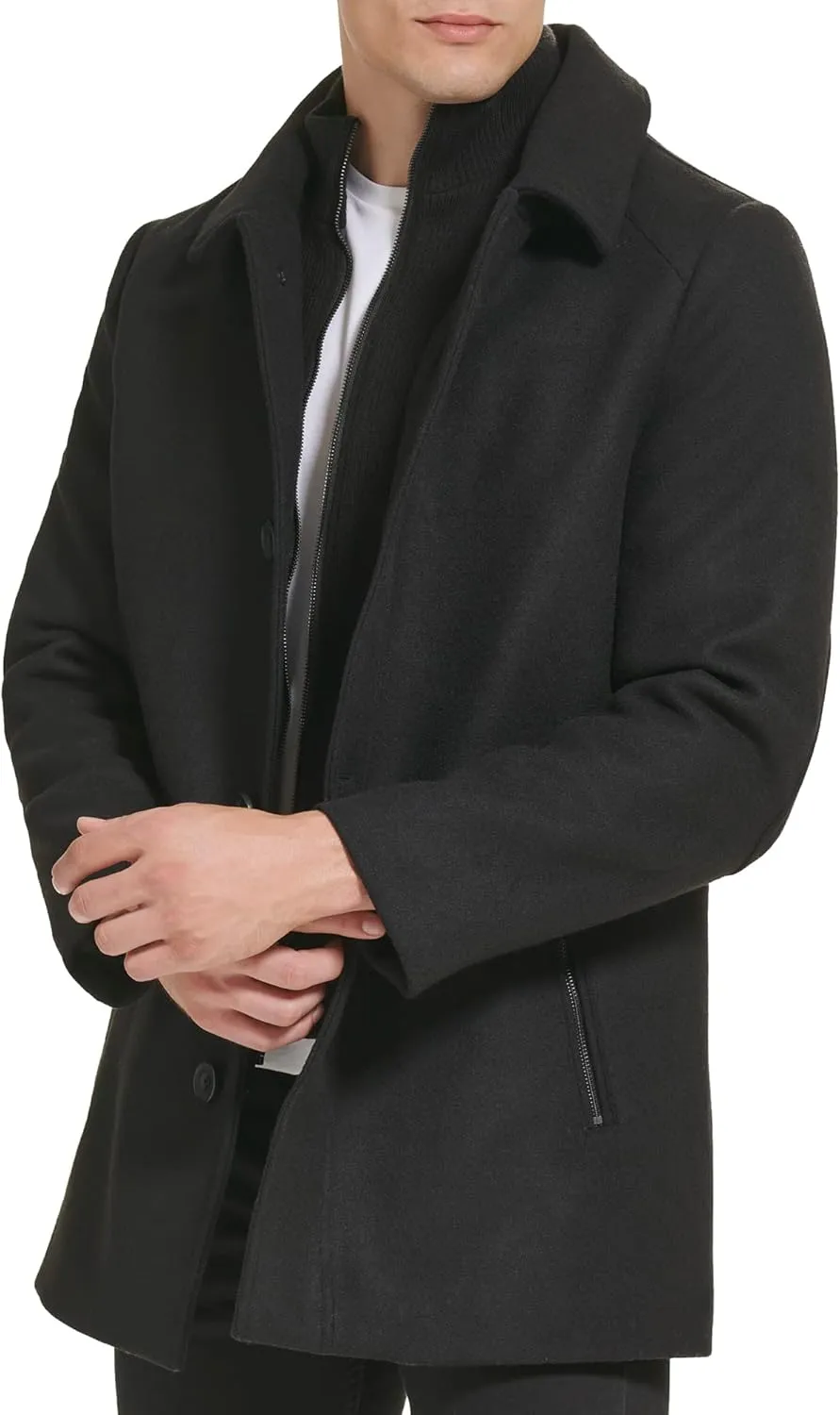 Kenneth Cole Men's Wool Top Coat