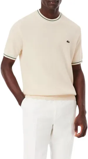 Lacoste Men's Short Sleeve Classic Fit Crew Neck Sweater