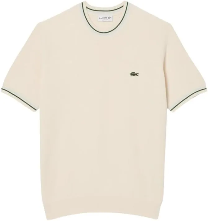Lacoste Men's Short Sleeve Classic Fit Crew Neck Sweater