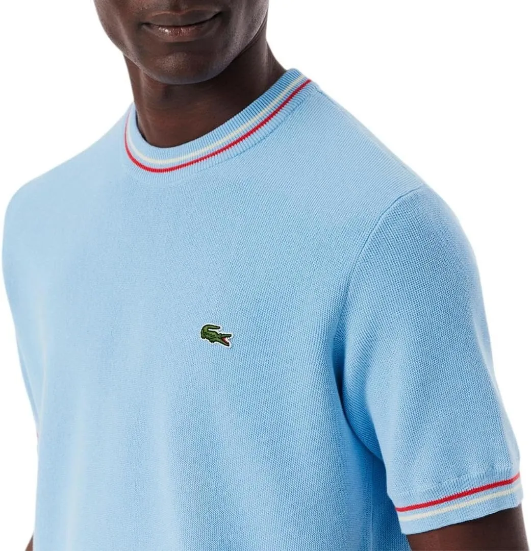 Lacoste Men's Short Sleeve Classic Fit Crew Neck Sweater