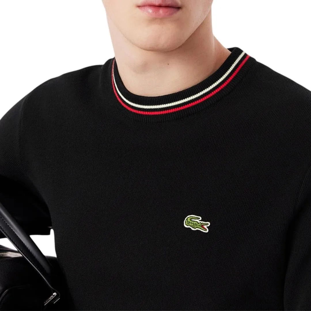Lacoste Men's Short Sleeve Classic Fit Crew Neck Sweater