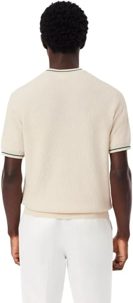 Lacoste Men's Short Sleeve Classic Fit Crew Neck Sweater