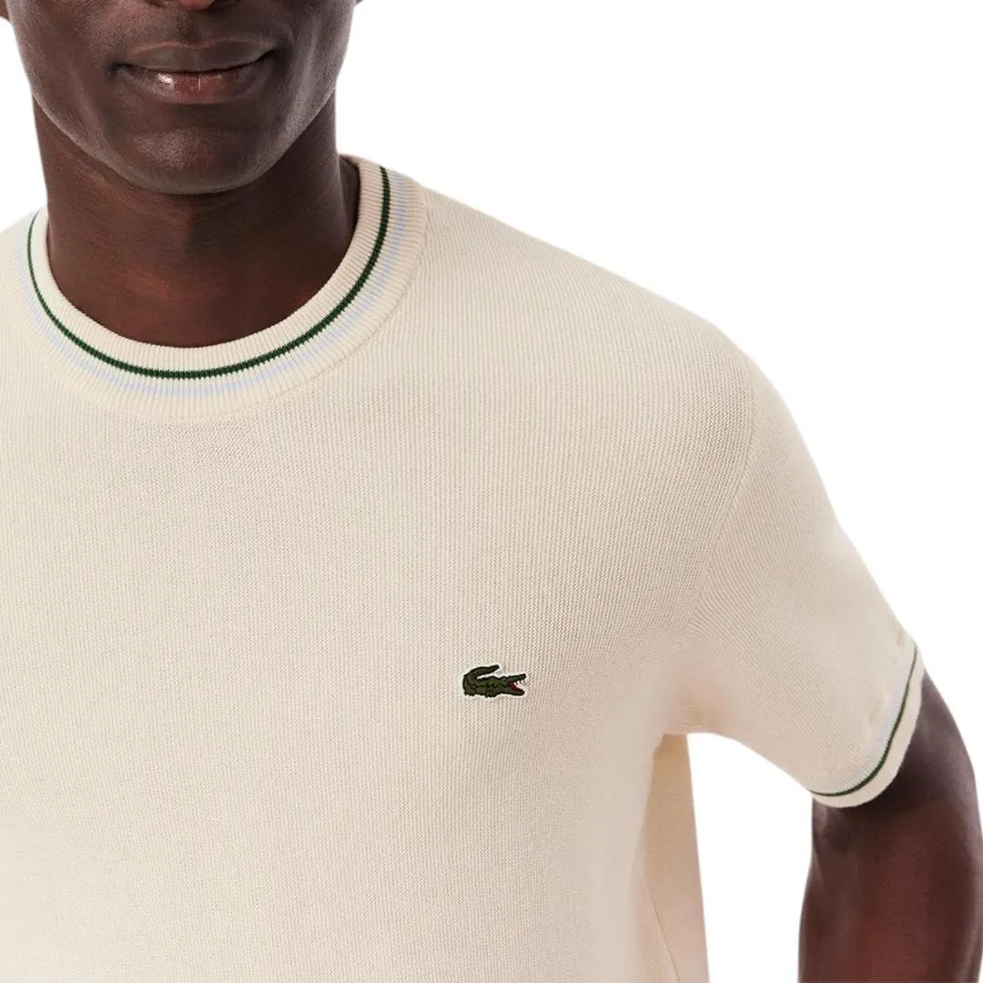 Lacoste Men's Short Sleeve Classic Fit Crew Neck Sweater